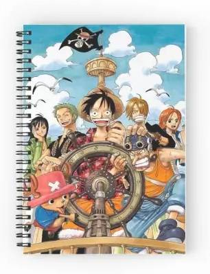ONE PIECE MONEY D LUFFY SAILING THE SHIP160 PAGES A5 NOTEBOOK FOR LOVERS OF ANIME